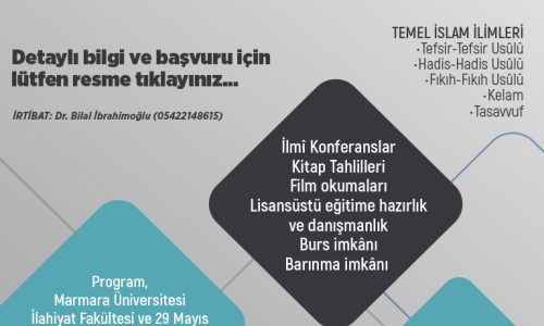 İlahiyat Destek Programı Başvuruları Başlıyor